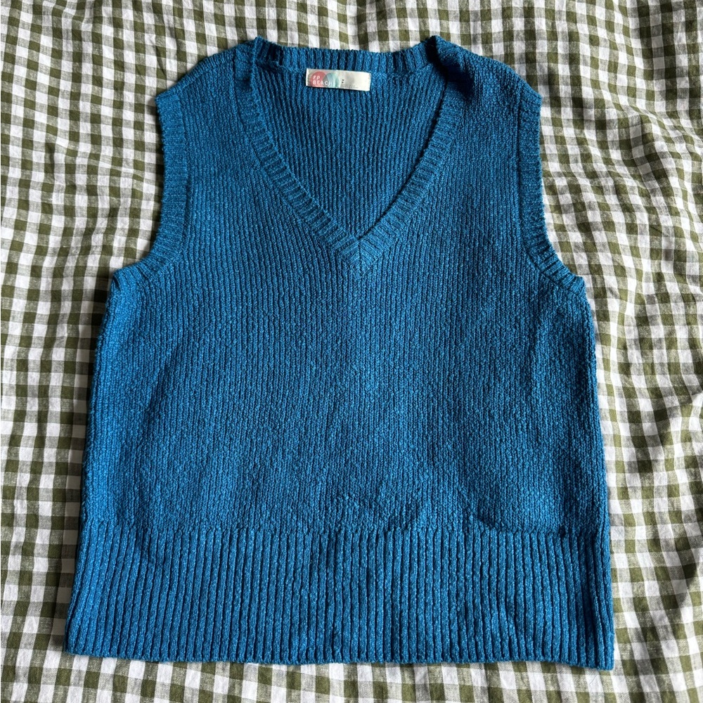 Free People Oversized Sweater Vest